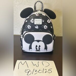 Disney Parks Exclusive Loungefly Black and White Mickey